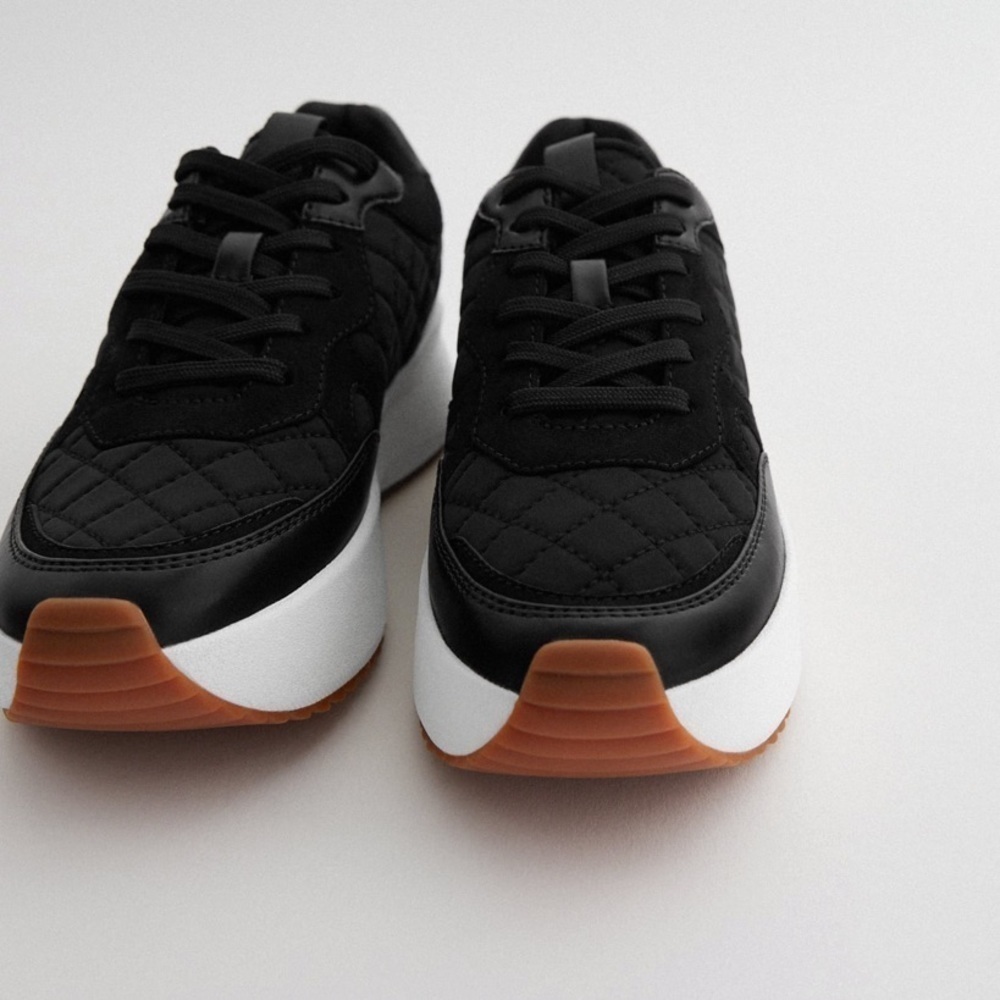 ZARA BNWT Quilted Sneakers